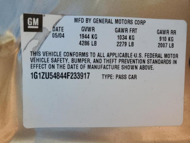 Photo 11 VIN: 1G1ZU54844F233917 - CHEVROLET MALIBU LT 