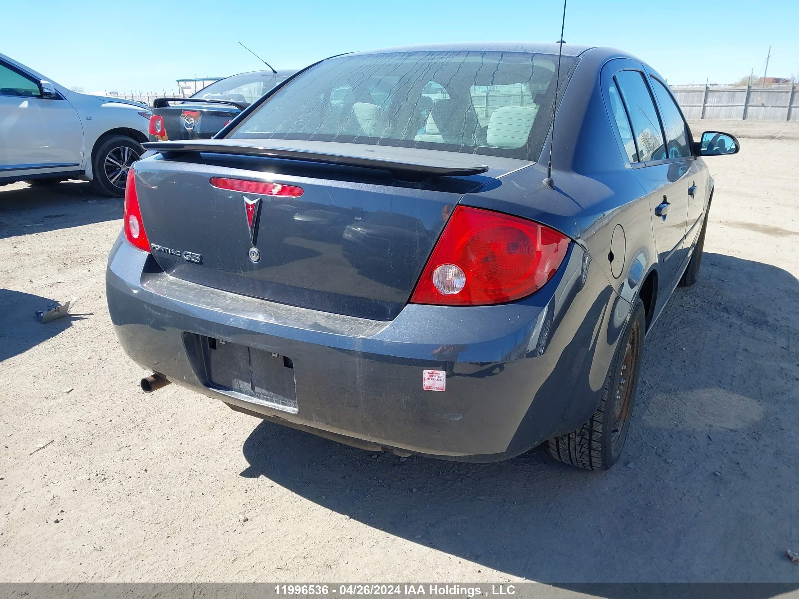 Photo 5 VIN: 1G2AS55H697209018 - PONTIAC G5 