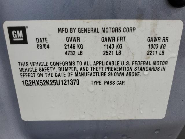 Photo 12 VIN: 1G2HX52K25U121370 - PONTIAC BONNEVILLE 