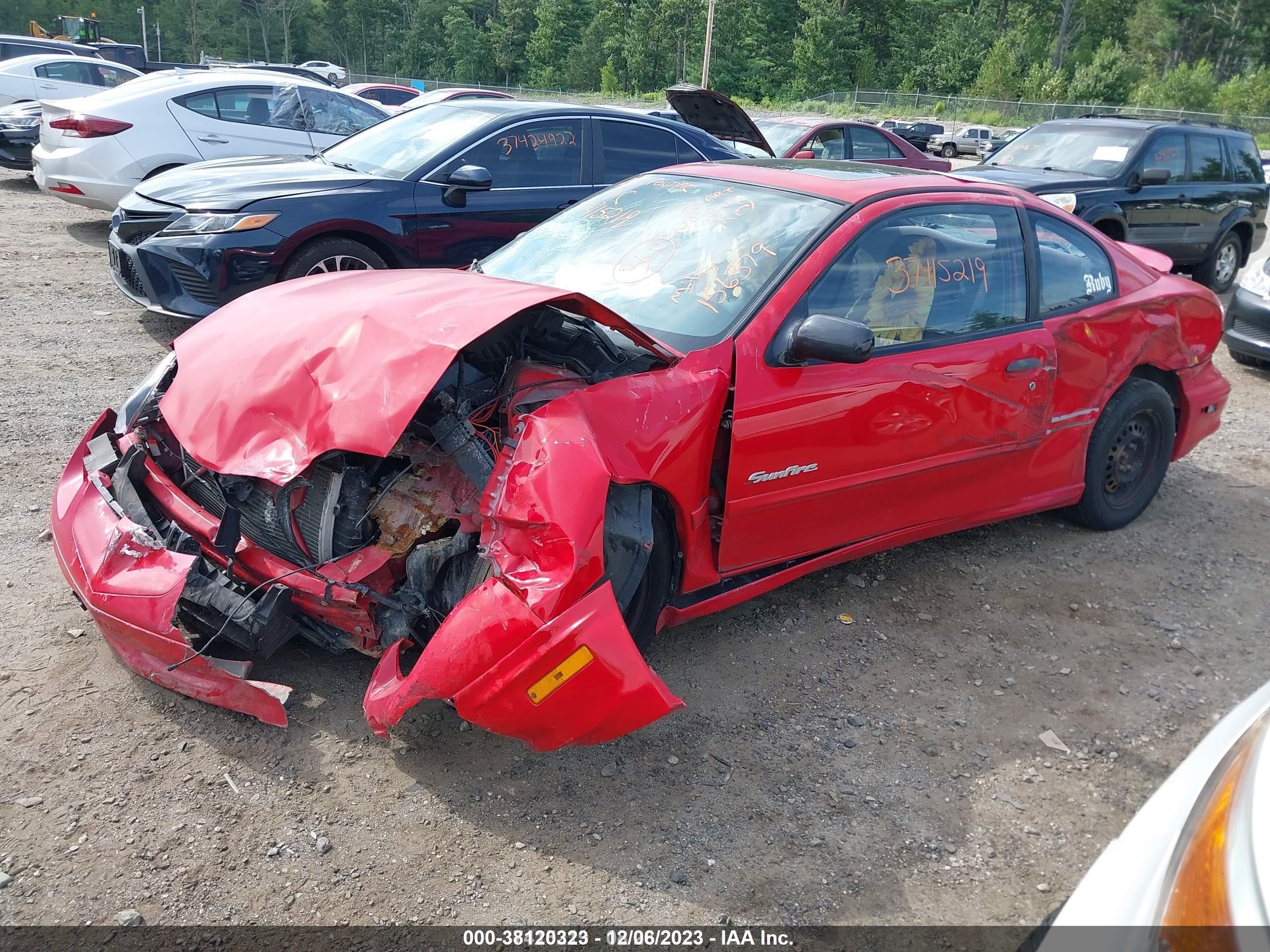 Photo 2 VIN: 1G2JB124817240821 - PONTIAC SUNFIRE 