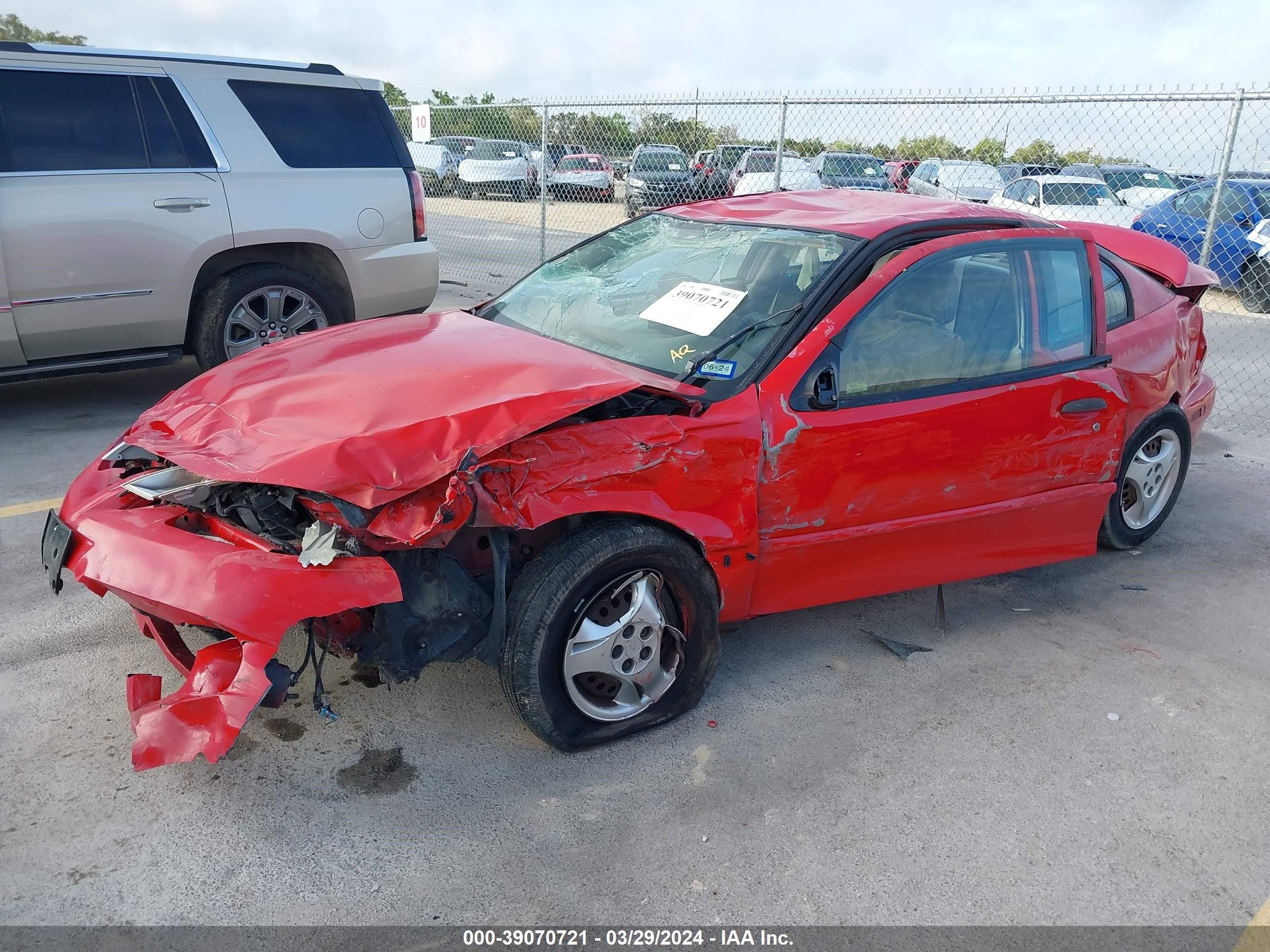 Photo 1 VIN: 1G2JB12F737374448 - PONTIAC SUNFIRE 