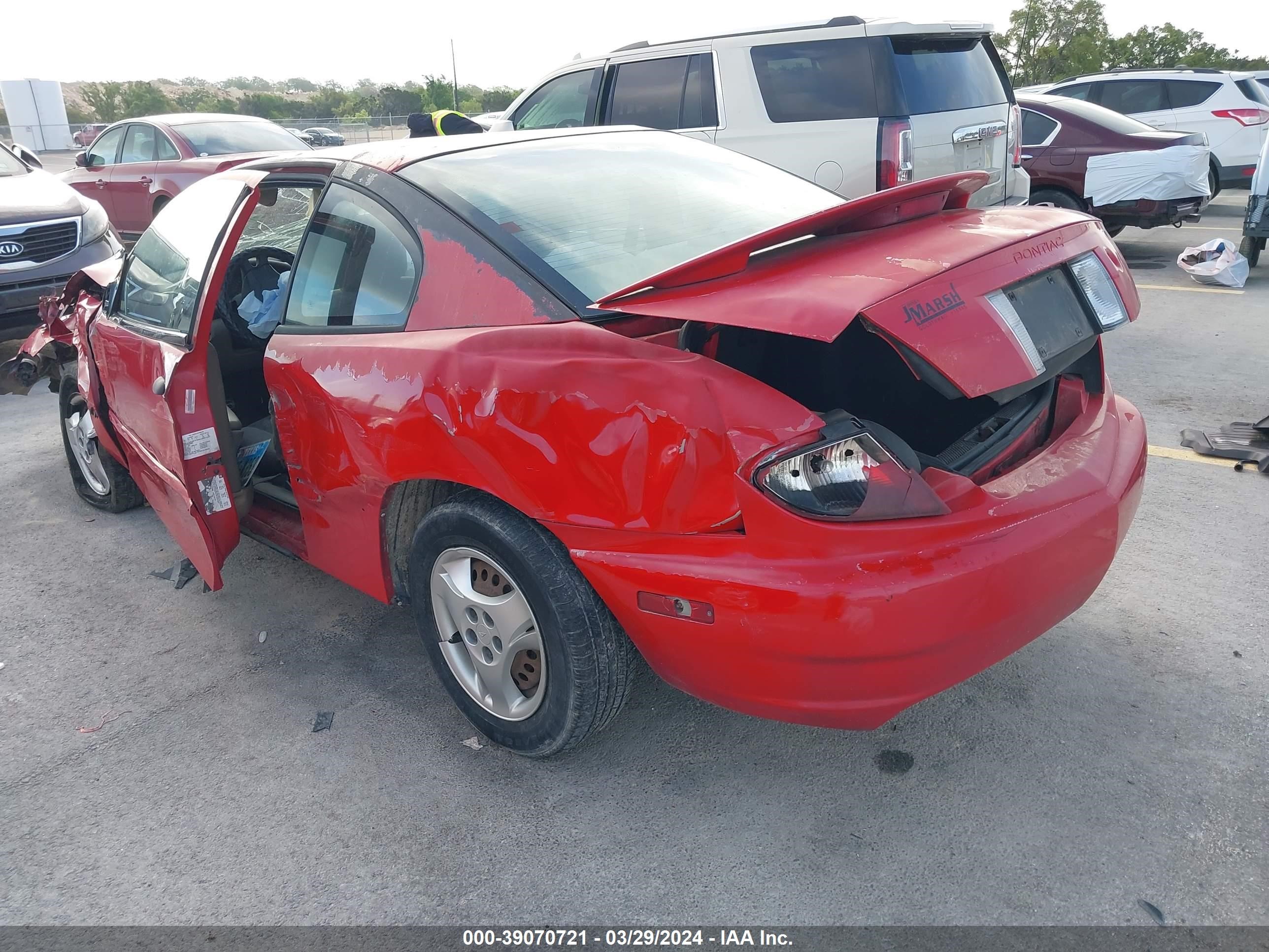 Photo 2 VIN: 1G2JB12F737374448 - PONTIAC SUNFIRE 