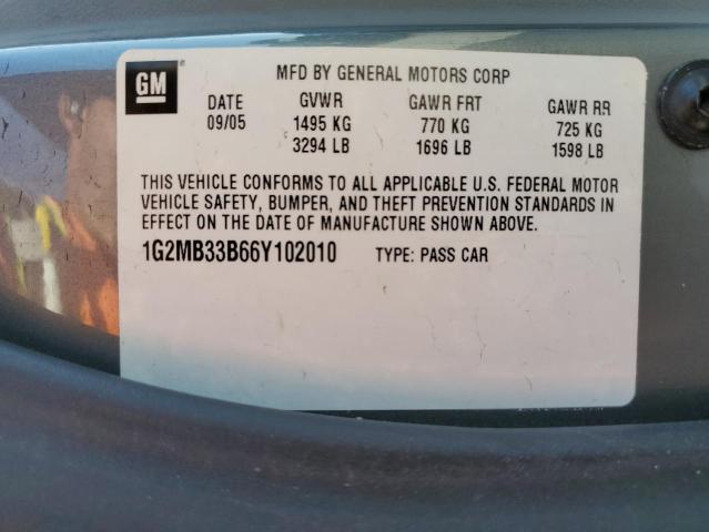 Photo 11 VIN: 1G2MB33B66Y102010 - PONTIAC SOLSTICE 