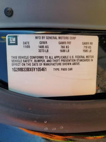 Photo 11 VIN: 1G2MB33BX6Y105461 - PONTIAC SOLSTICE 