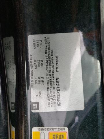 Photo 11 VIN: 1G2MG35X38Y123670 - PONTIAC SOLSTICE G 