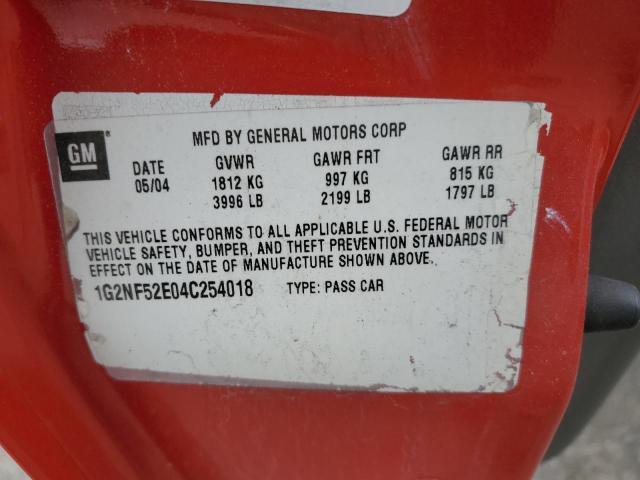 Photo 11 VIN: 1G2NF52E04C254018 - PONTIAC GRAND AM S 