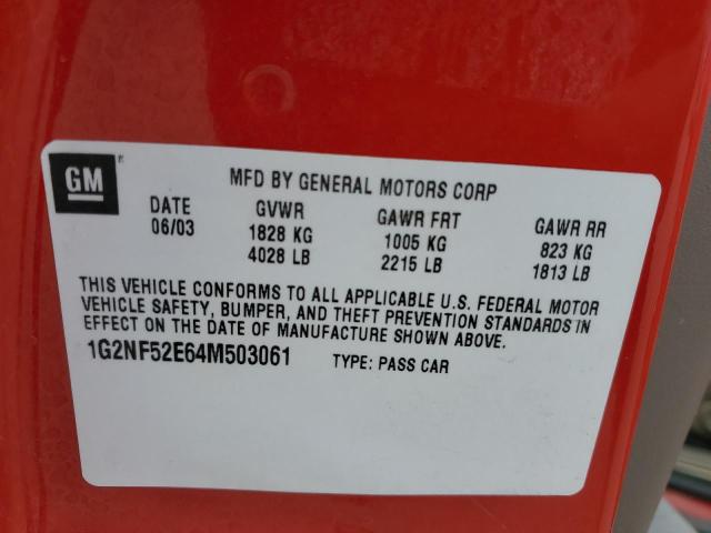 Photo 11 VIN: 1G2NF52E64M503061 - PONTIAC GRANDAM 