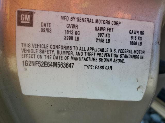 Photo 11 VIN: 1G2NF52E64M563647 - PONTIAC GRAND AM S 