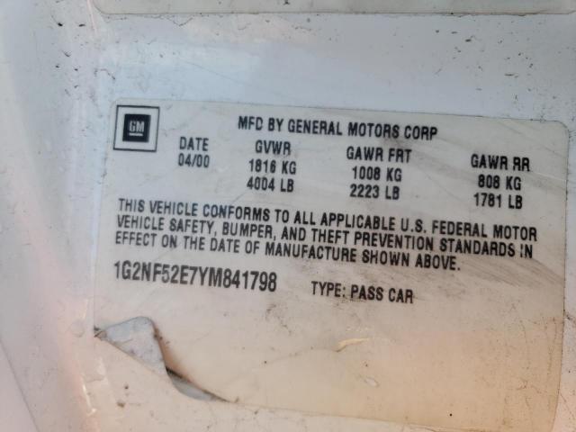 Photo 11 VIN: 1G2NF52E7YM841798 - PONTIAC GRANDAM 