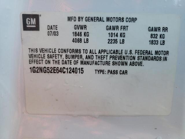 Photo 11 VIN: 1G2NG52E64C124015 - PONTIAC GRANDAM 