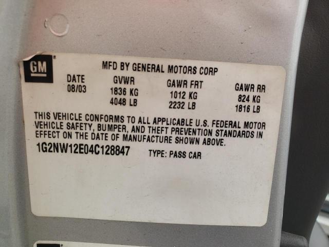 Photo 12 VIN: 1G2NW12E04C128847 - PONTIAC GRANDAM 