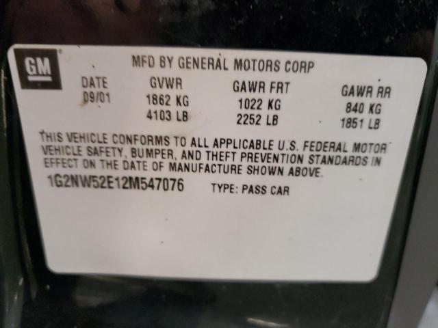 Photo 12 VIN: 1G2NW52E12M547076 - PONTIAC GRANDAM 