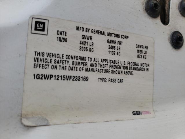 Photo 9 VIN: 1G2WP1215VF233169 - PONTIAC GRAND PRIX 