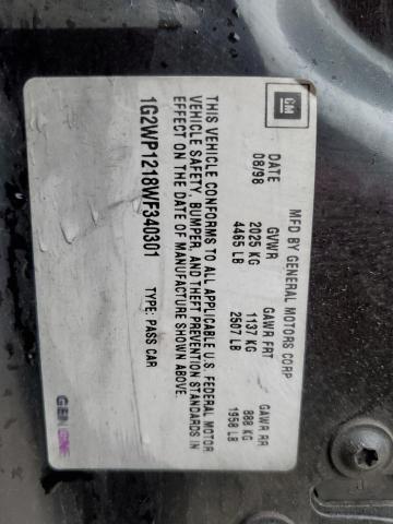 Photo 12 VIN: 1G2WP1218WF340301 - PONTIAC GRAND PRIX 