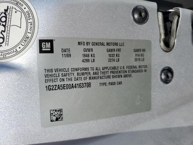 Photo 12 VIN: 1G2ZA5E00A4163708 - PONTIAC G6 