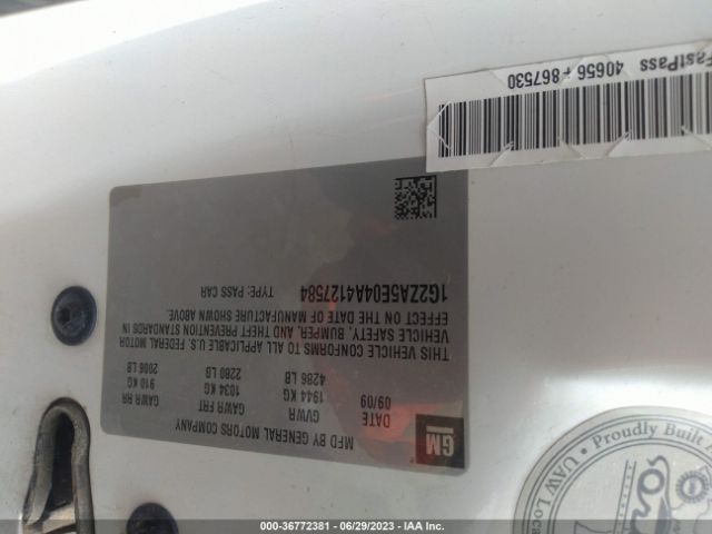 Photo 8 VIN: 1G2ZA5E04A4127584 - PONTIAC G6 