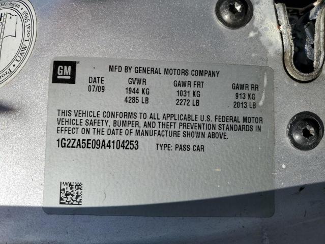 Photo 11 VIN: 1G2ZA5E09A4104253 - PONTIAC G6 