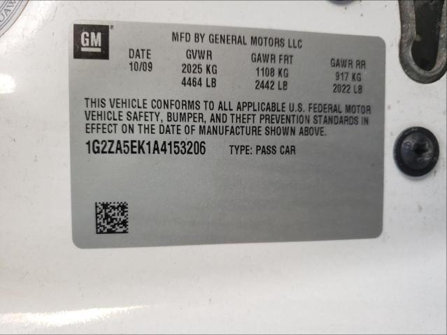 Photo 9 VIN: 1G2ZA5EK1A4153206 - PONTIAC G6 