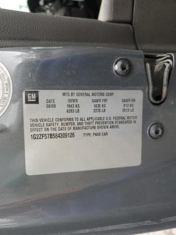 Photo 11 VIN: 1G2ZF57B584309126 - PONTIAC G6 