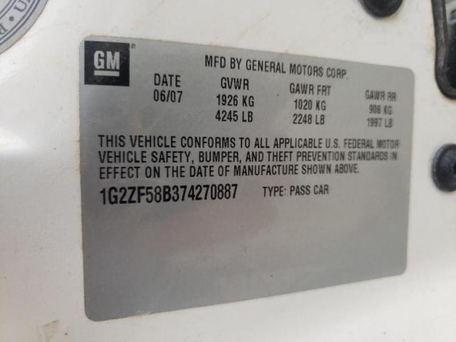 Photo 9 VIN: 1G2ZF58B374270887 - PONTIAC G6 VALUE L 