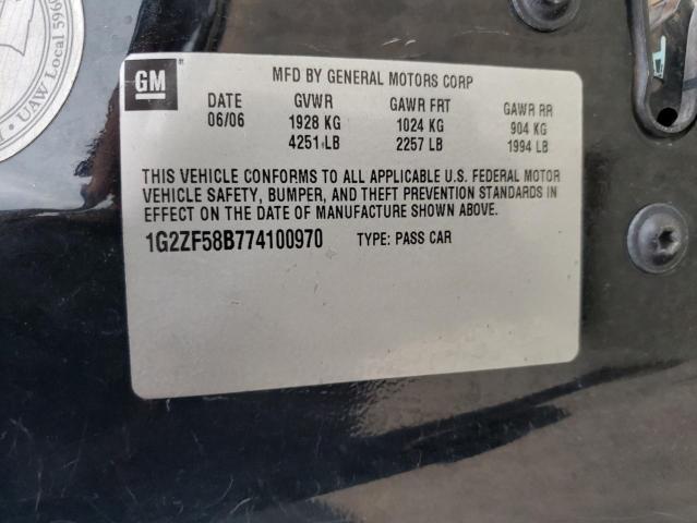 Photo 12 VIN: 1G2ZF58B774100970 - PONTIAC G6 