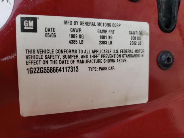 Photo 12 VIN: 1G2ZG558664117313 - PONTIAC G6 SE1 