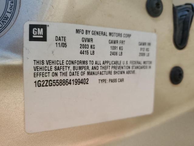 Photo 11 VIN: 1G2ZG558864199402 - PONTIAC G6 SE1 