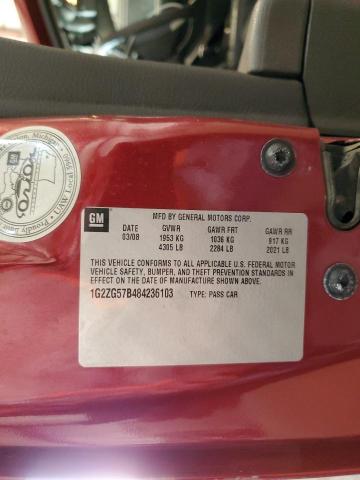 Photo 11 VIN: 1G2ZG57B484236103 - PONTIAC G6 BASE 