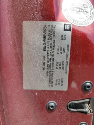 Photo 12 VIN: 1G2ZG57N094177398 - PONTIAC G6 