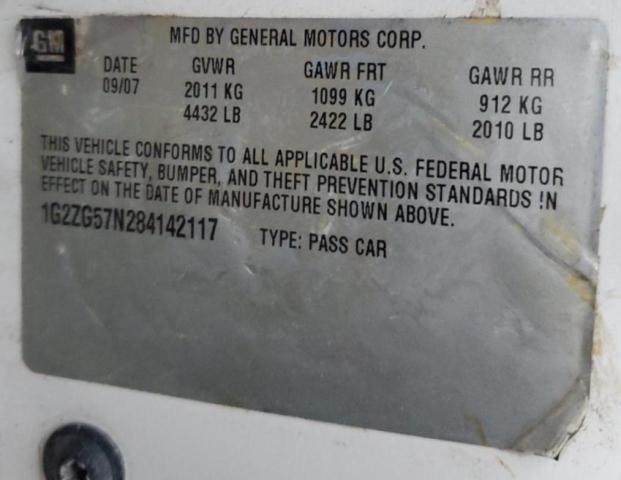 Photo 11 VIN: 1G2ZG57N284142117 - PONTIAC G6 