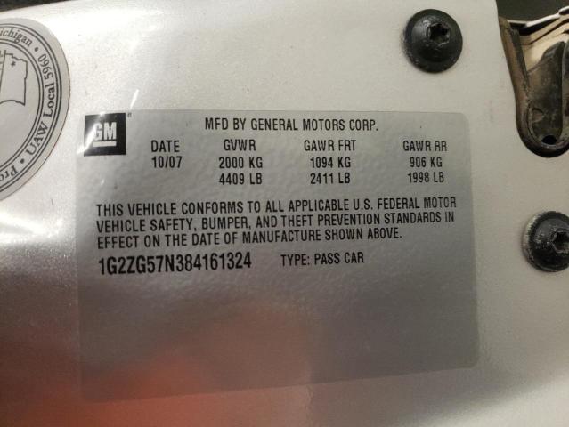 Photo 11 VIN: 1G2ZG57N384161324 - PONTIAC G6 