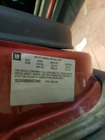 Photo 11 VIN: 1G2ZH36N584279443 - PONTIAC G6 