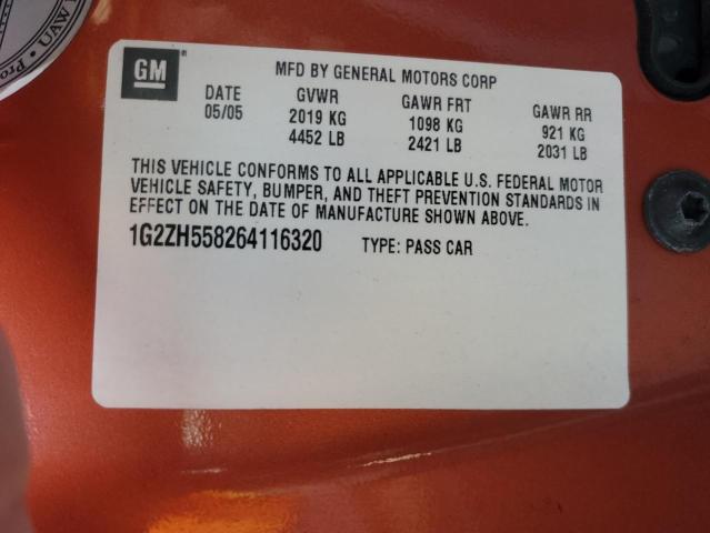 Photo 12 VIN: 1G2ZH558264116320 - PONTIAC G6 GT 