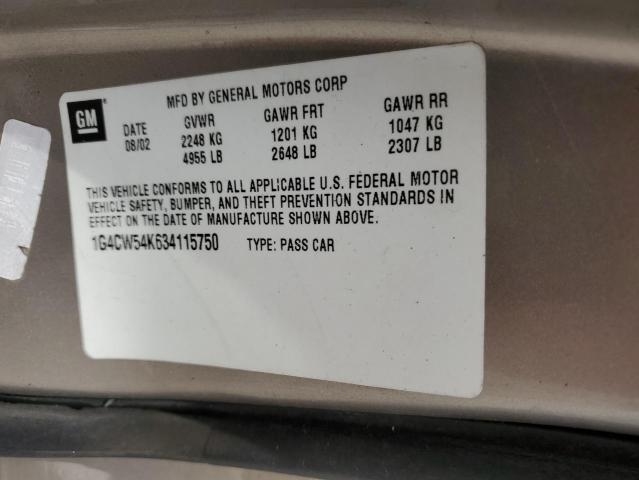 Photo 11 VIN: 1G4CW54K634115750 - BUICK PARK AVENU 