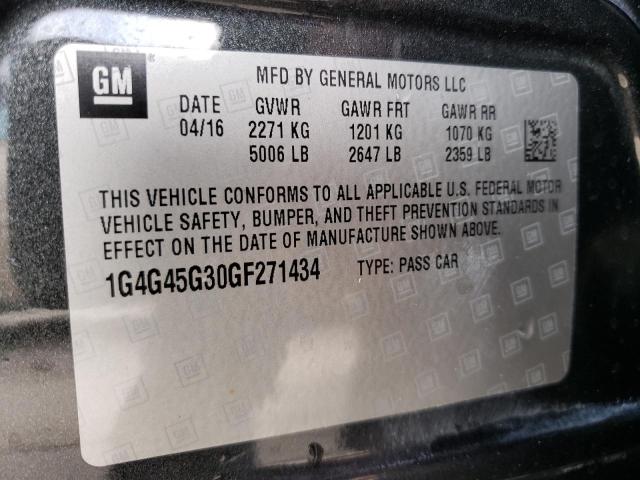 Photo 9 VIN: 1G4G45G30GF271434 - BUICK LACROSSE S 