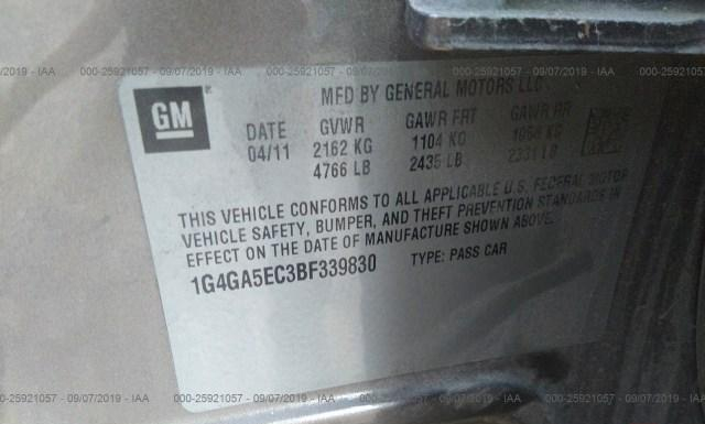 Photo 8 VIN: 1G4GA5EC3BF339830 - BUICK LACROSSE 