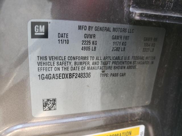 Photo 11 VIN: 1G4GA5EDXBF248336 - BUICK LACROSSE C 