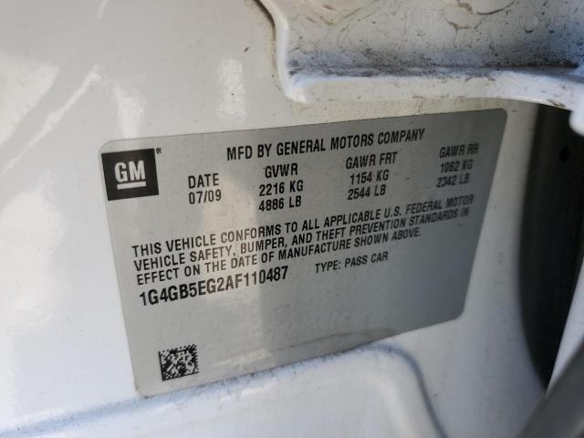 Photo 11 VIN: 1G4GB5EG2AF110487 - BUICK LACROSSE C 