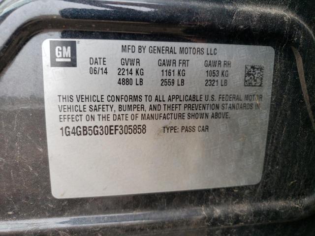 Photo 11 VIN: 1G4GB5G30EF305858 - BUICK LACROSSE 