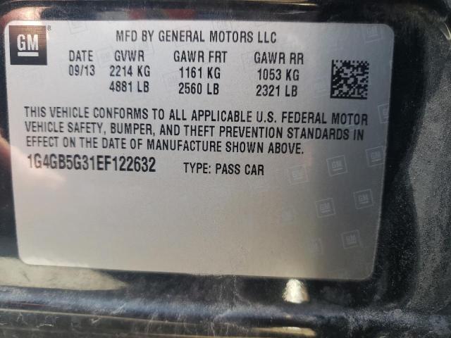 Photo 9 VIN: 1G4GB5G31EF122632 - BUICK LACROSSE 