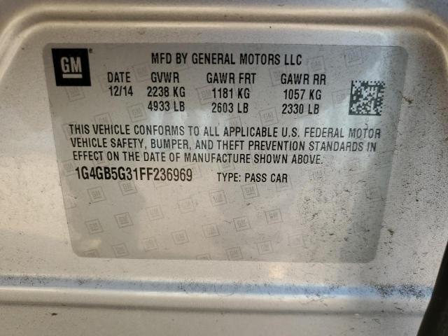 Photo 11 VIN: 1G4GB5G31FF236969 - BUICK LACROSSE 