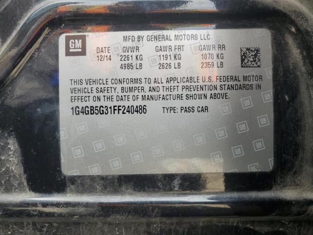 Photo 11 VIN: 1G4GB5G31FF240486 - BUICK LACROSSE 