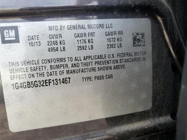 Photo 12 VIN: 1G4GB5G32EF131467 - BUICK LACROSSE 