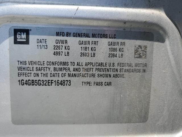 Photo 11 VIN: 1G4GB5G32EF164873 - BUICK LACROSSE 