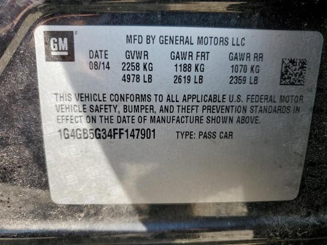 Photo 11 VIN: 1G4GB5G34FF147901 - BUICK LACROSSE 