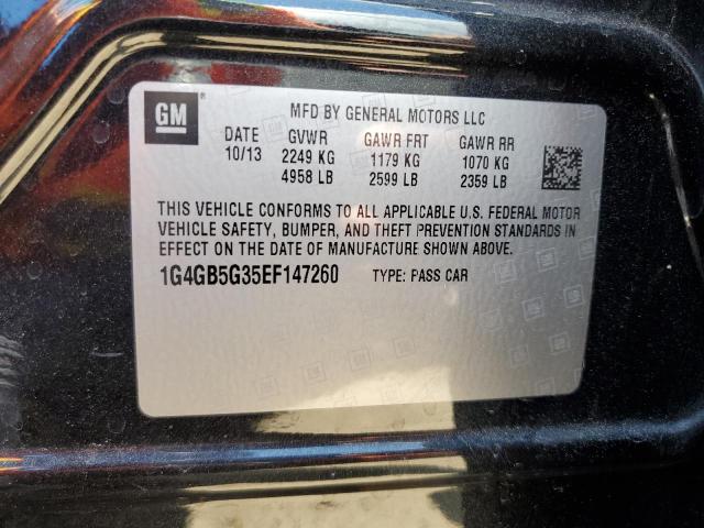 Photo 12 VIN: 1G4GB5G35EF147260 - BUICK LACROSSE 