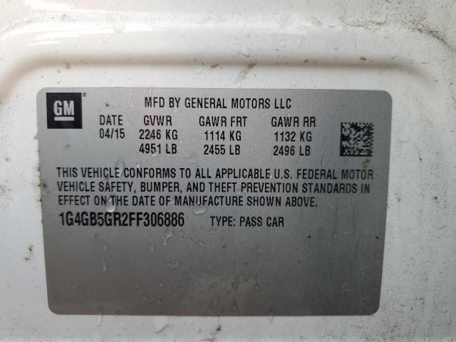 Photo 11 VIN: 1G4GB5GR2FF306886 - BUICK LACROSSE 