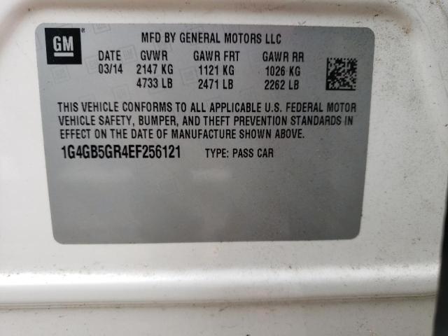 Photo 9 VIN: 1G4GB5GR4EF256121 - BUICK LACROSSE 