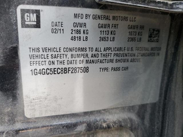 Photo 11 VIN: 1G4GC5EC8BF287508 - BUICK LACROSSE 