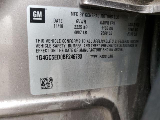 Photo 11 VIN: 1G4GC5ED0BF246783 - BUICK LACROSSE C 